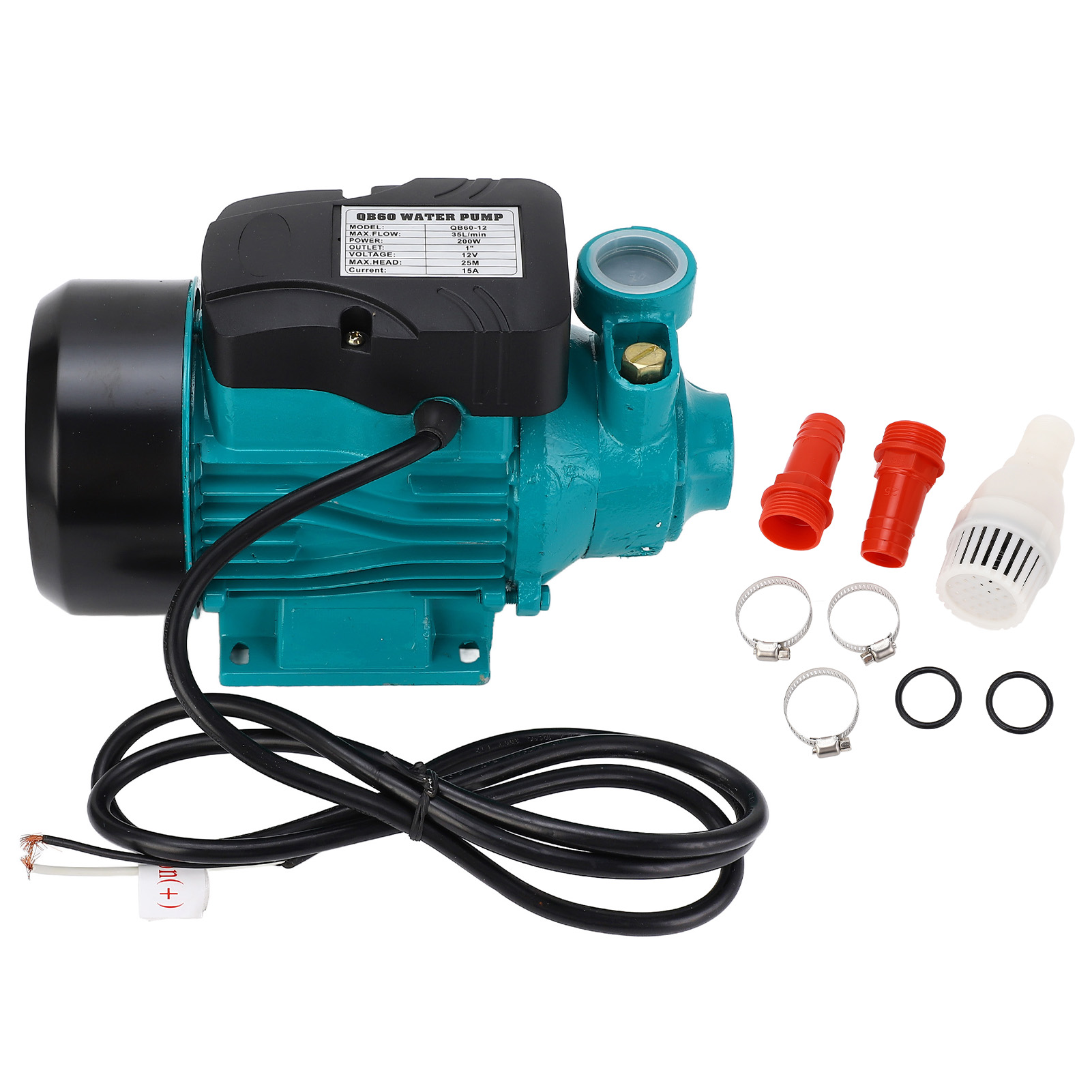 Mini Peristaltic Pump 12V - 12V/24V Solar DC Vortex Pump 200W