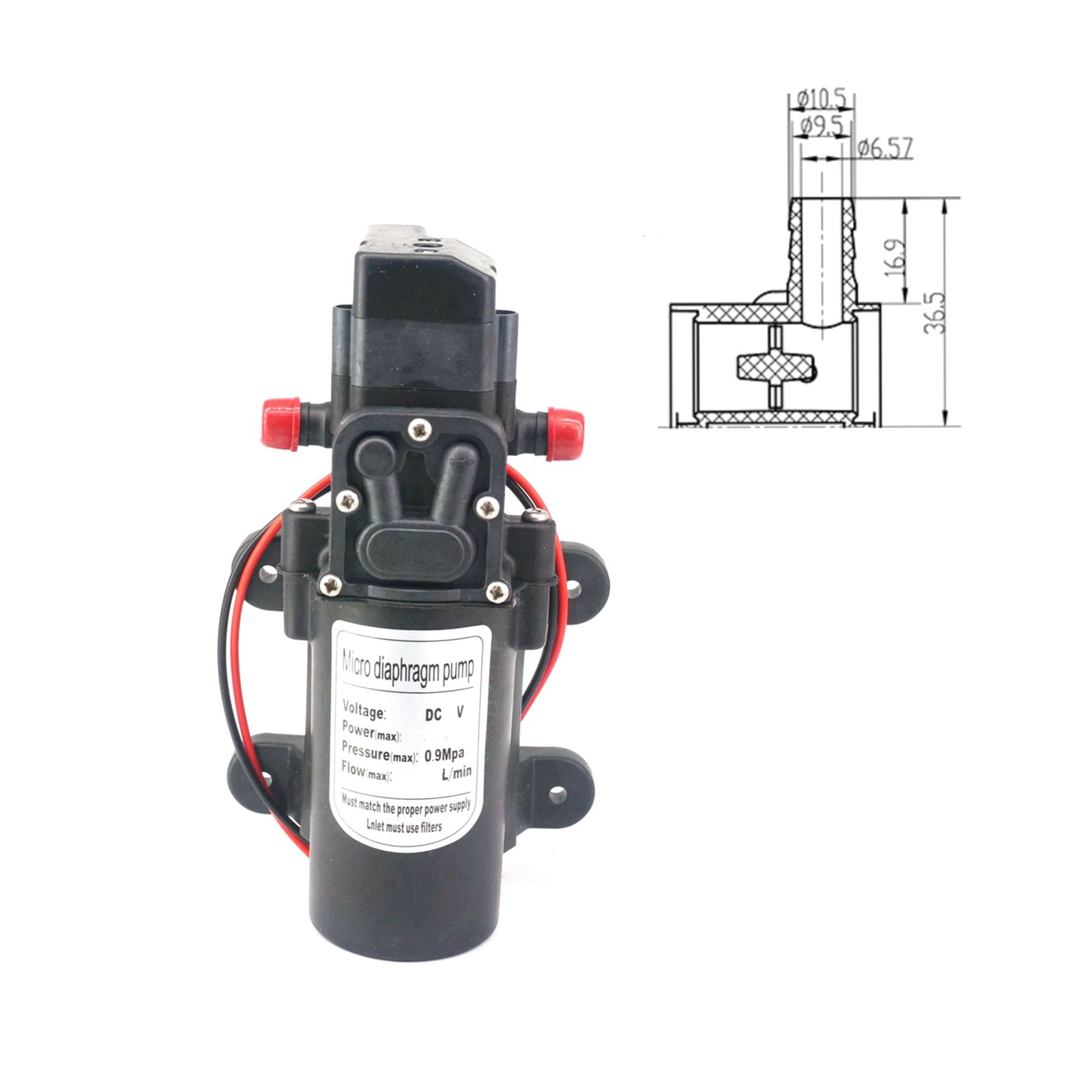 12V/24VDC 15W/30W/60W/80W Diap - Mini Peristaltic Pump 12V ulasan dan harga