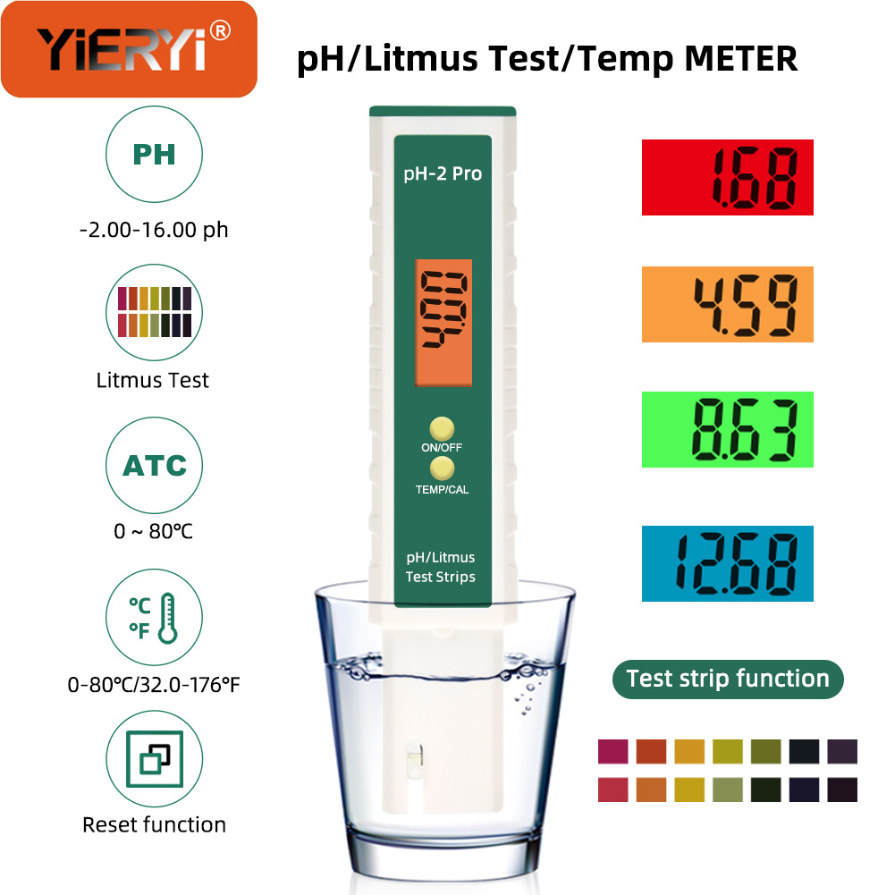 Yieryi Digital PH Meter with L - Ph Meter Digital Water Tester ulasan dan harga