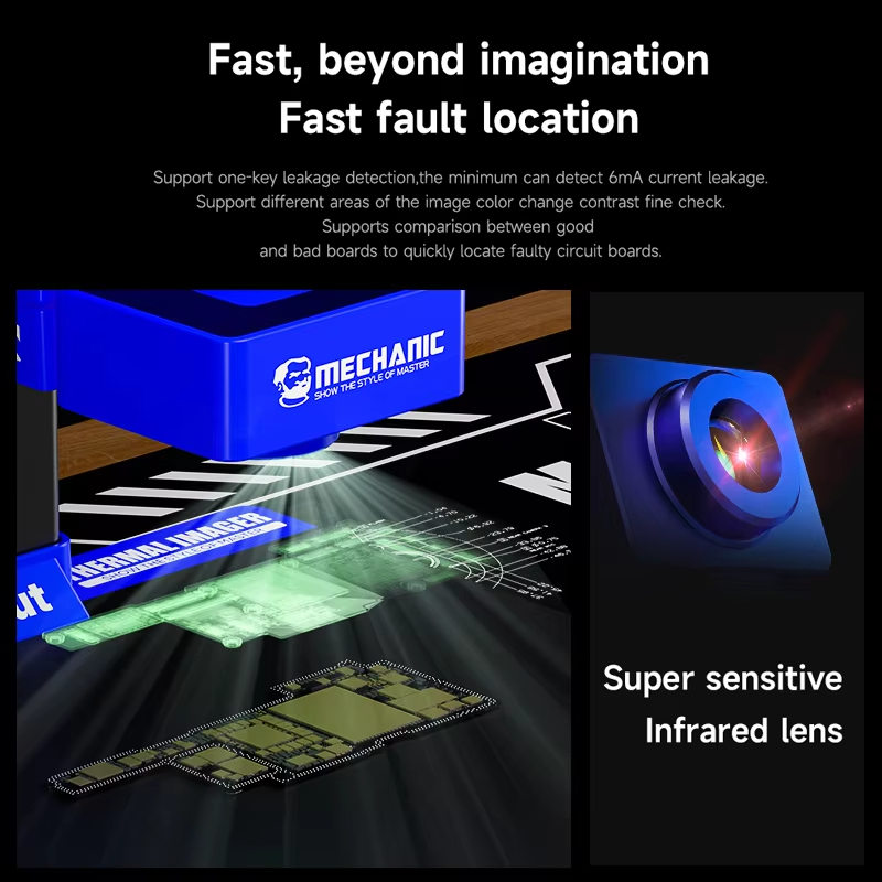 Mechanic iScout 3D Thermal Ima - Thermal Imaging Camera Pcb Repair ulasan dan harga