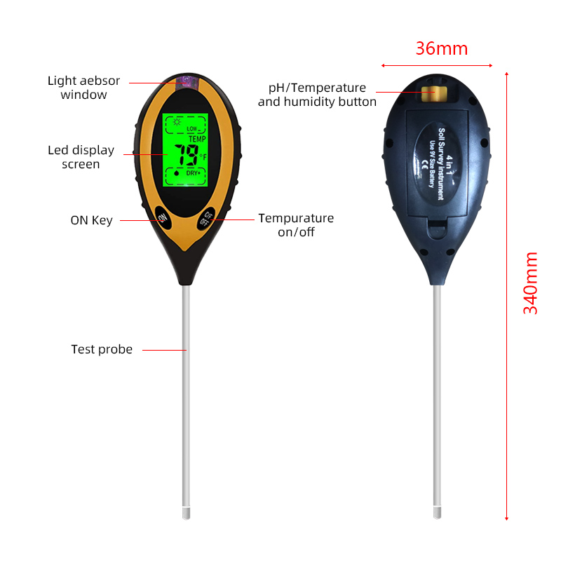 Soil PH Meter Tester Soil Test - Ph Meter Digital Water Tester ulasan dan harga