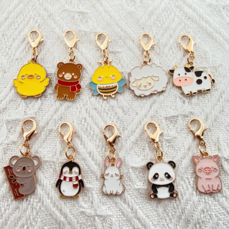 10pcs alloy drip oil cartoon a - Packaging ulasan dan harga