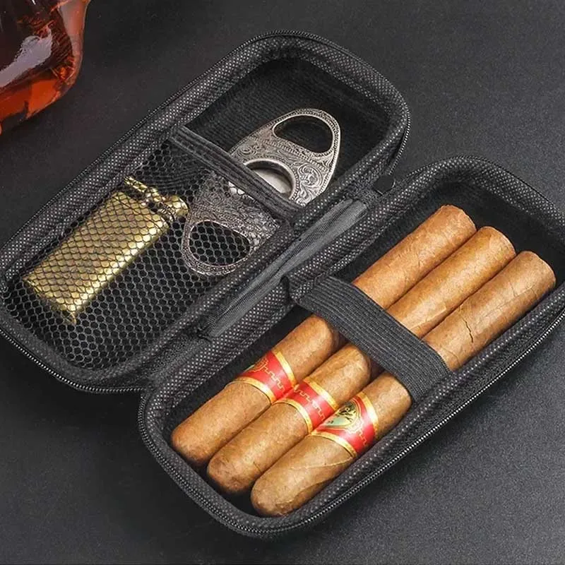 Portable Cigar Case EVA Light  - Packaging ulasan dan harga