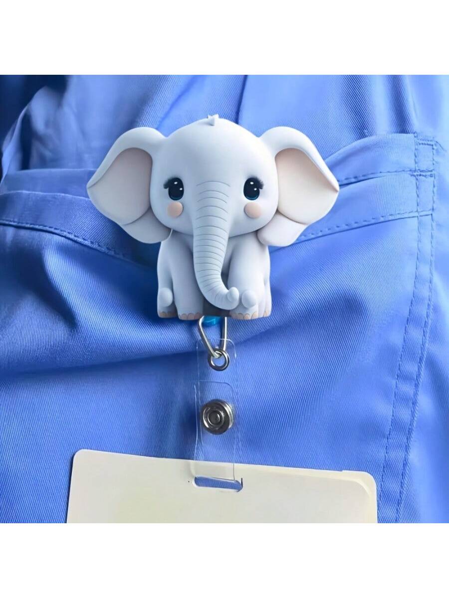1PC Cute Cat Retractable Badge - Medical Supplies ulasan dan harga