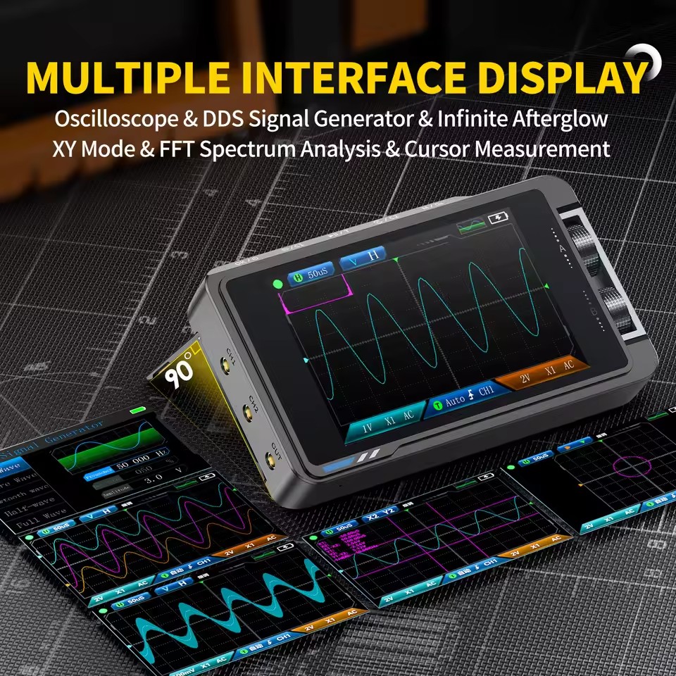 FNIRSI DS215H Handheld Small H - Fnirsi Digital Oscilloscope Handheld ulasan dan harga