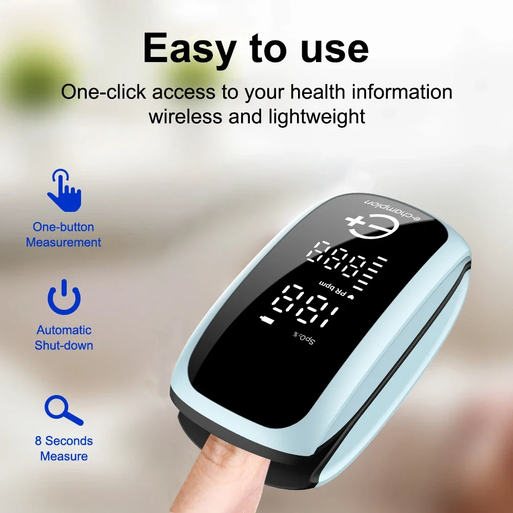 Blood Oxygen Saturation Monito - Pulse Oximeter Fingertip Rechargeable ulasan dan harga