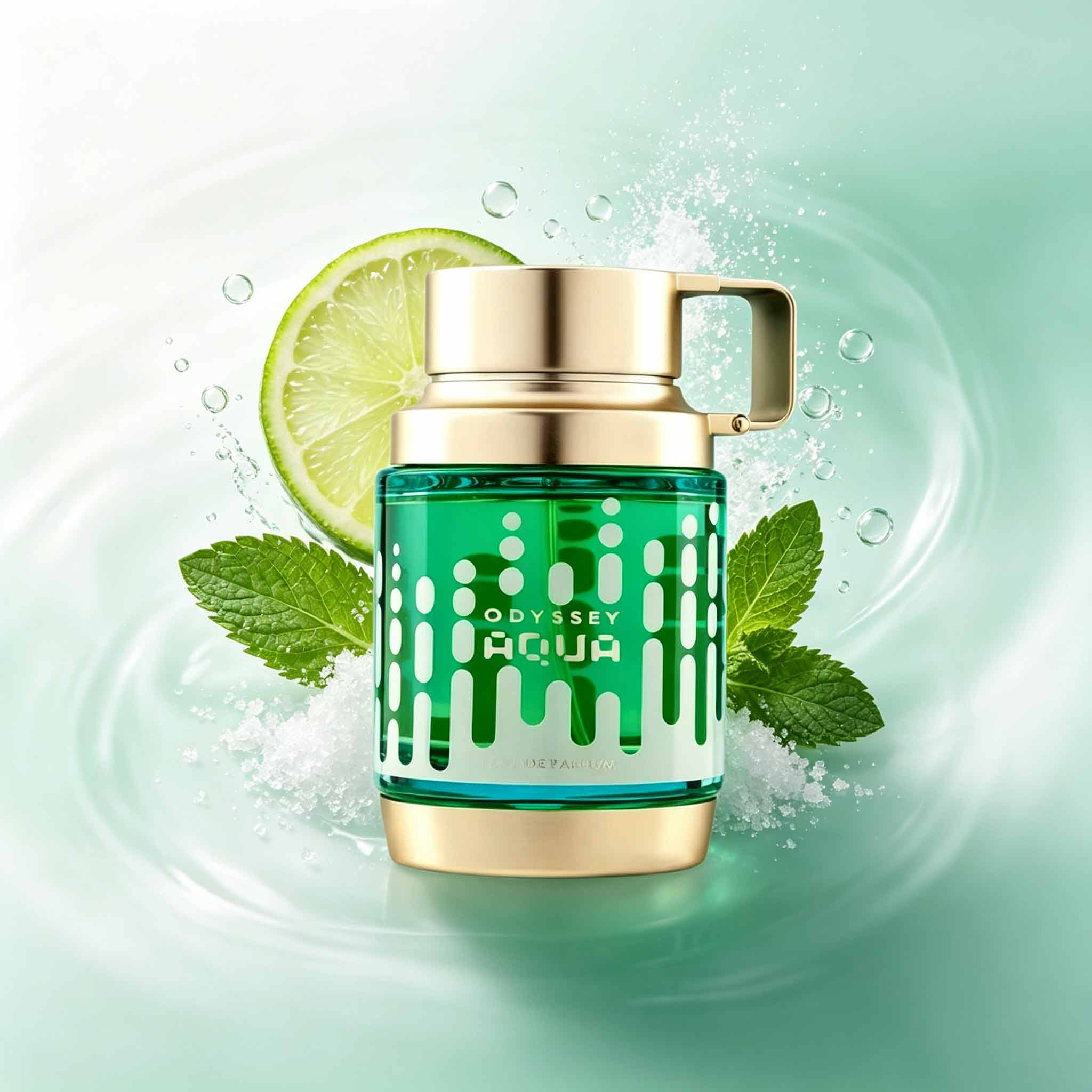 Odyssey Aqua Men Fragrance, Un - Packaging ulasan dan harga
