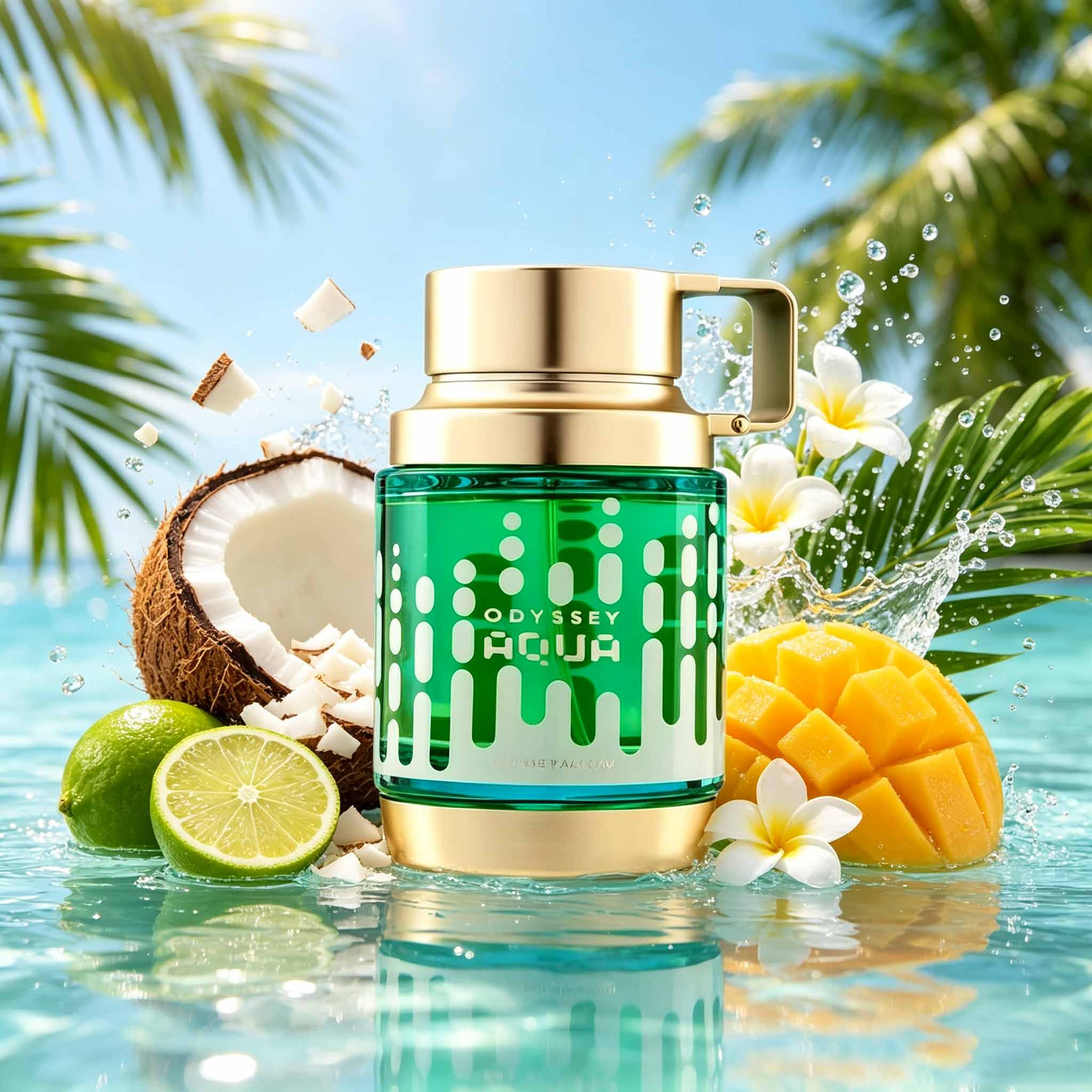 Odyssey Aqua Men Fragrance, Un - Packaging ulasan dan harga