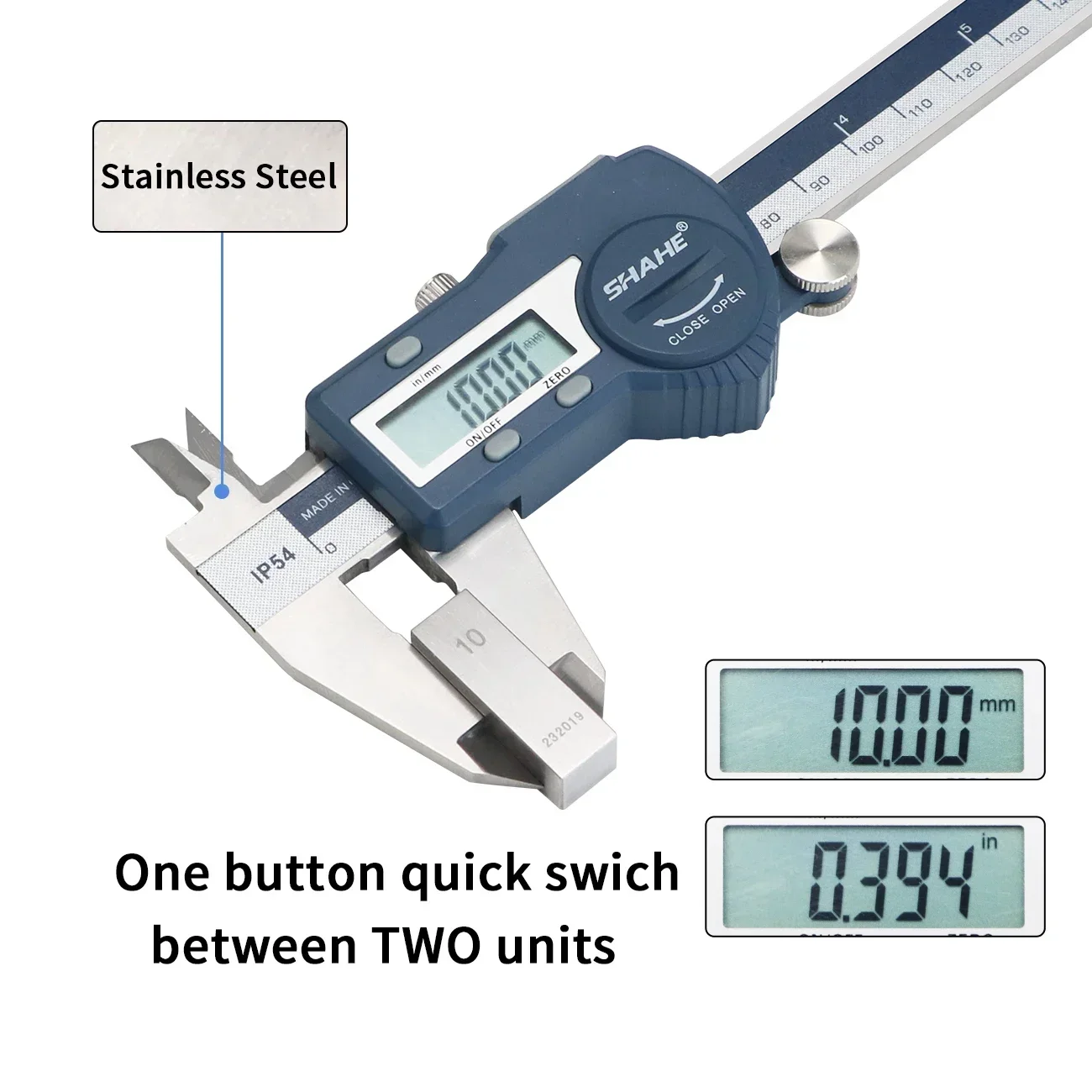 SHAHE Digital Caliper, 6 Inch/ - Digital Caliper 150Mm Stainless Steel ulasan dan harga