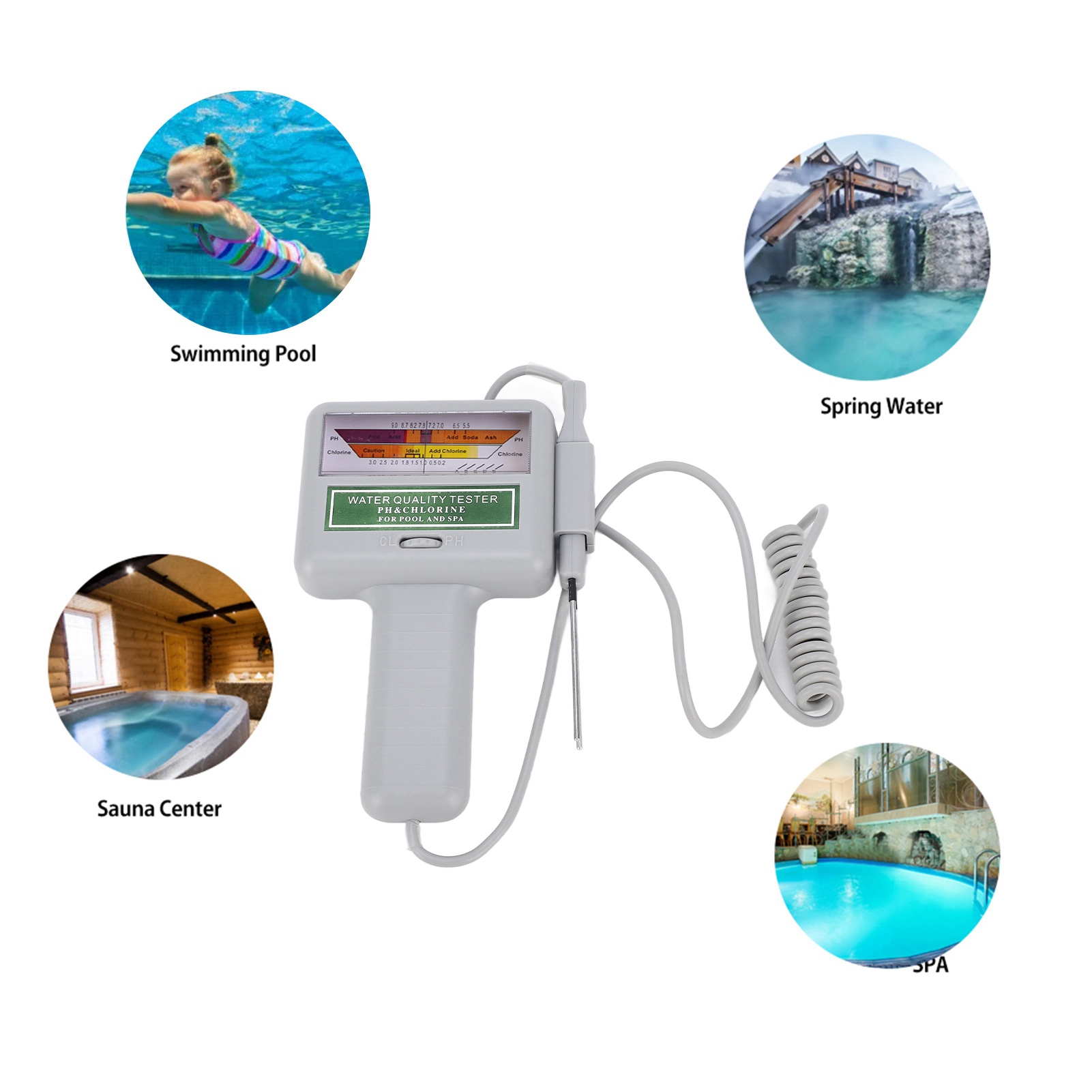 Digital Pool Water Tester pH C - Ph Meter Digital Water Tester ulasan dan harga