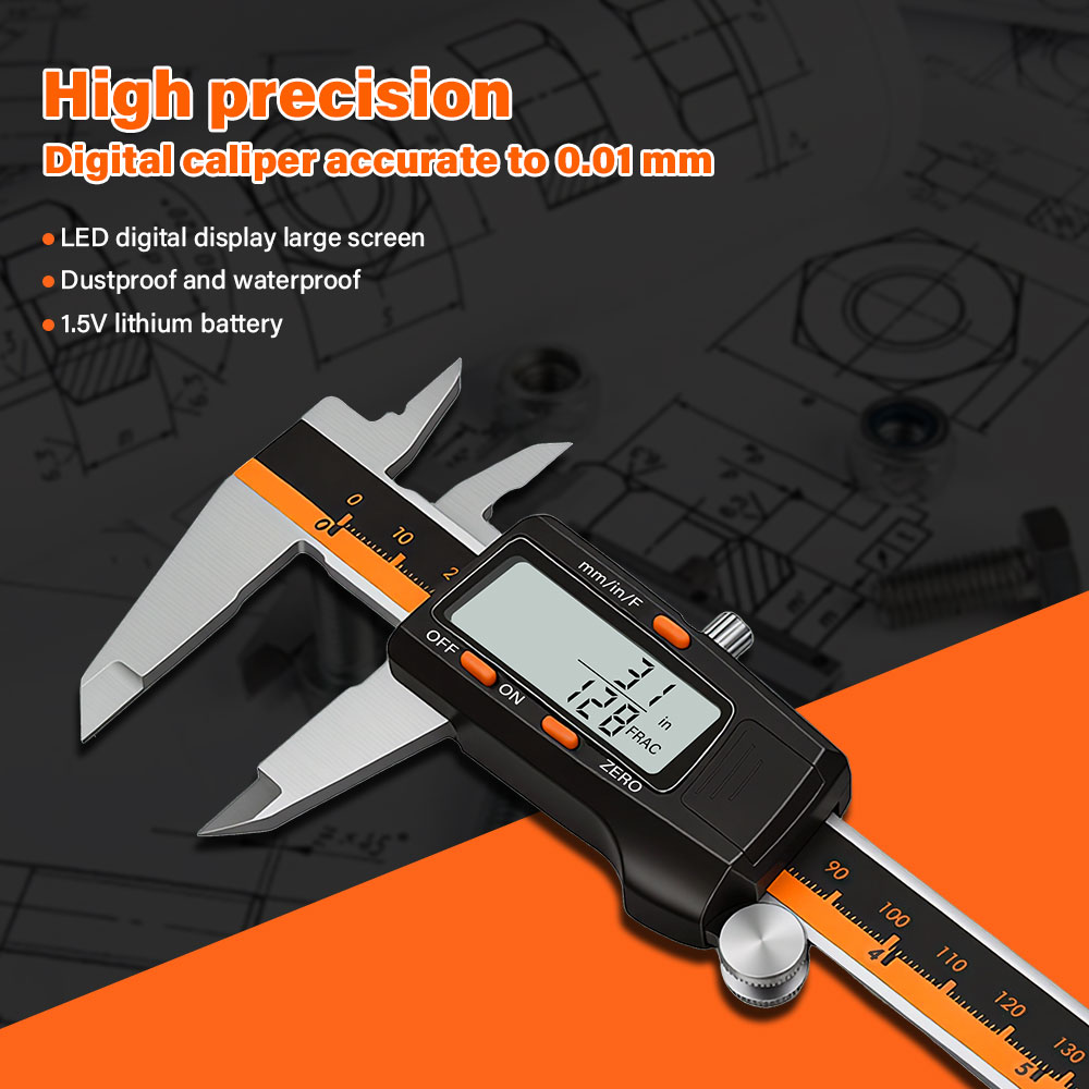 Nauwkeuriger Stainless Steel D - Digital Caliper 150Mm Stainless Steel ulasan dan harga