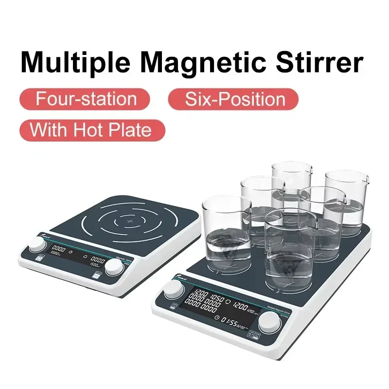 Four-station Six-Position Mult - Lab Magnetic Stirrer Hot Plate ulasan dan harga
