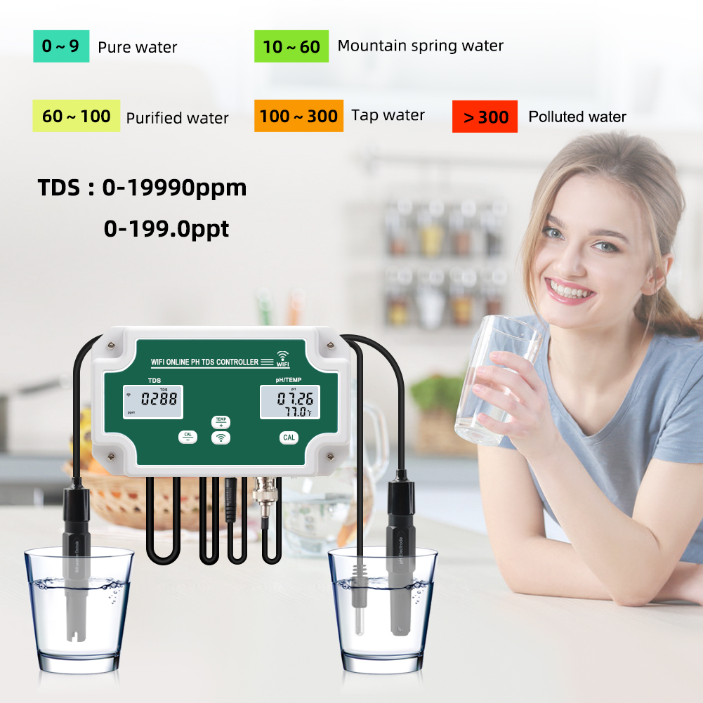 Yieryi New WIFI Smart Aquarium - Ph Meter Digital Water Tester ulasan dan harga