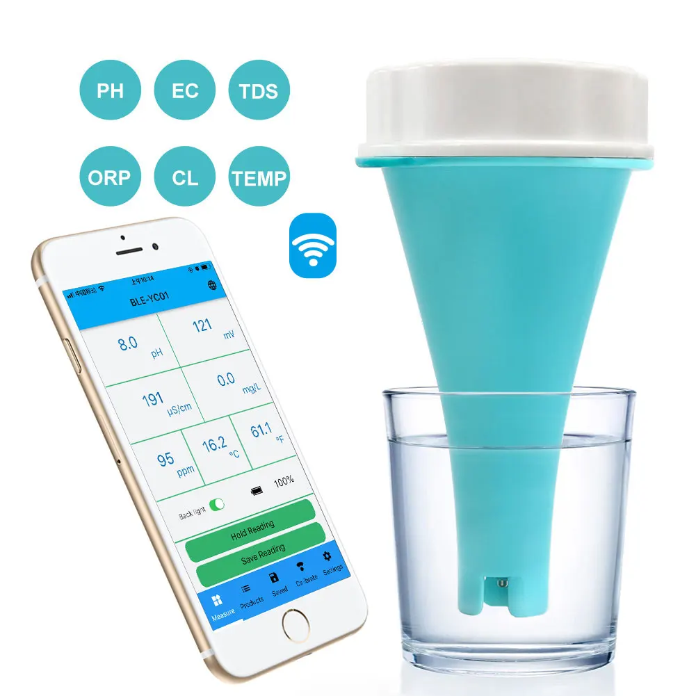 6 in 1 Water Quality Test Mete - Ph Meter Digital Water Tester ulasan dan harga