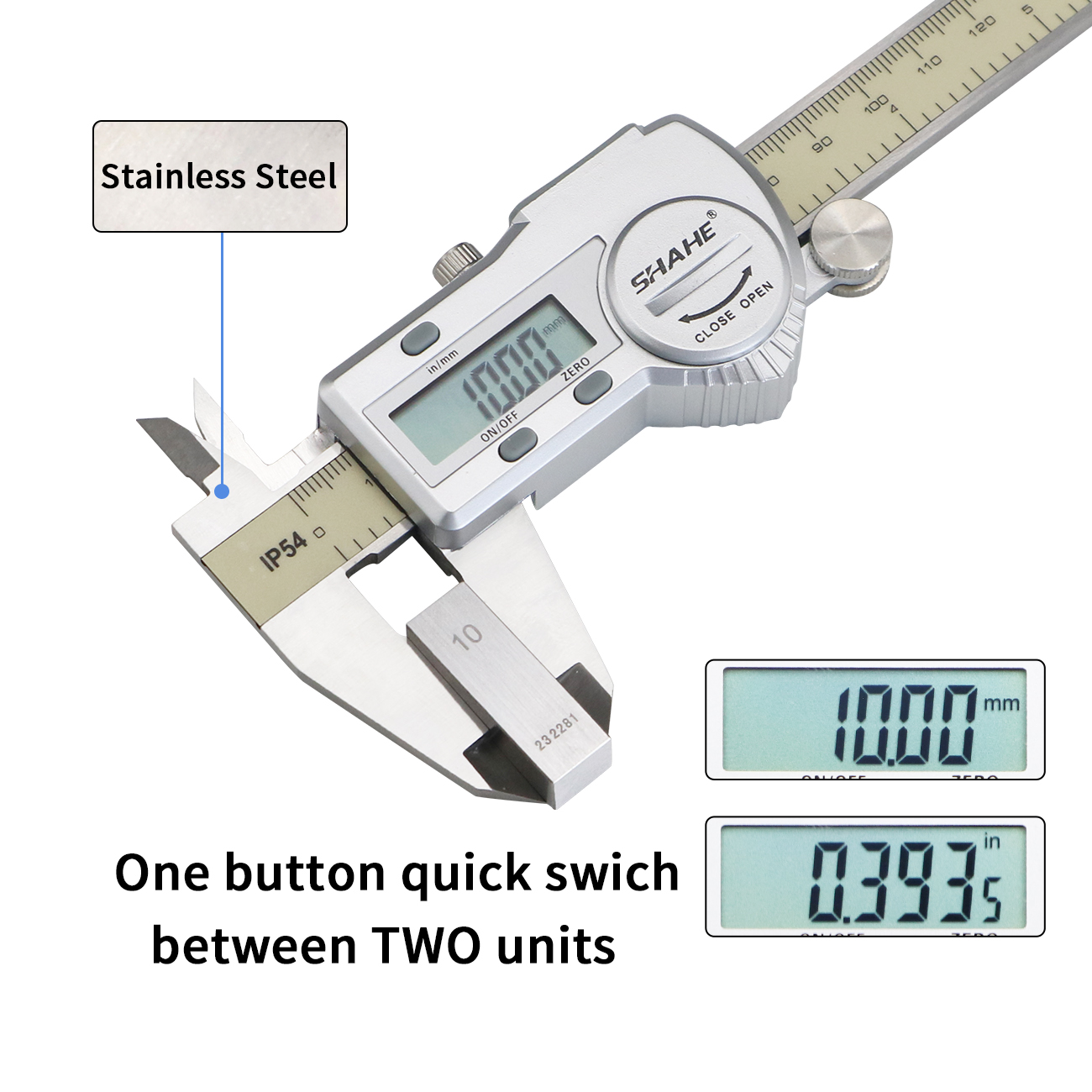 Shahe Calipers 0-150 MM Vernie - Digital Caliper 150Mm Stainless Steel ulasan dan harga