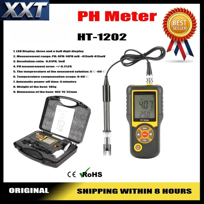 XXT Digital PH Meter With Smar - Ph Meter Digital Water Tester ulasan dan harga