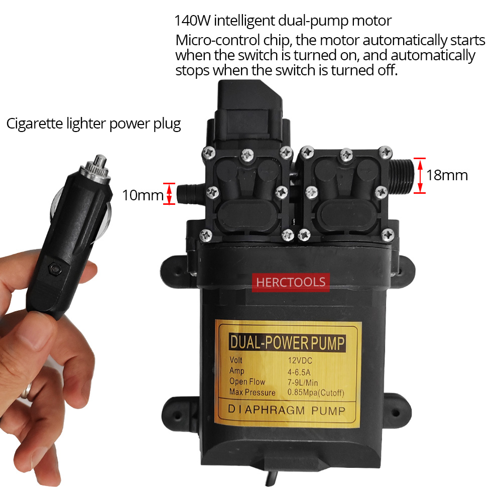 Dual-Core Diaphragm Pump Car W - Vacuum Chamber Kit With Pump ulasan dan harga
