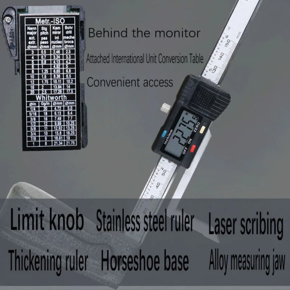 0-150mm Digital Height Gauge E - Digital Caliper 150Mm Stainless Steel ulasan dan harga