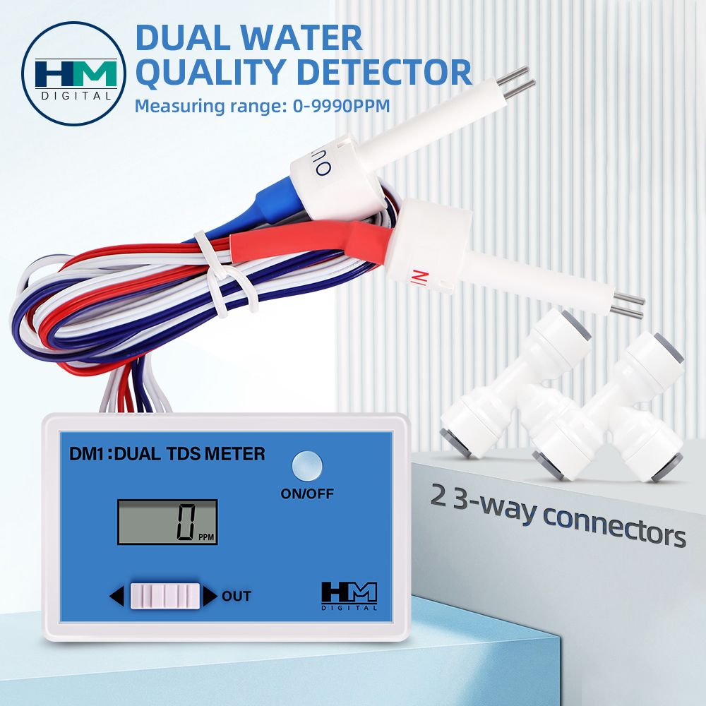 DM1 Dual TDS Water Quality Tes - Ph Meter Digital Water Tester ulasan dan harga