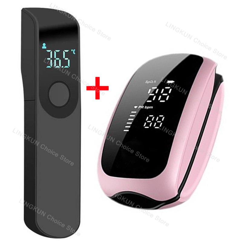 Forehead Digital Thermometer N - Pulse Oximeter Fingertip Rechargeable ulasan dan harga